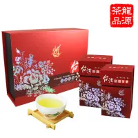 在飛比找momo購物網優惠-【龍源茶品】福壽梨山經典茗品烏龍茶葉禮盒150gx2罐(共0