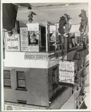 An Exterior View Of The Oldest Barber School In The City, Which Is L - Old Photo