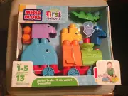 Mega Bloks First Builders Safari Train #8424 - NIB