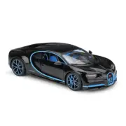 Bburago 1:18 Bugatti Chiron Black Diecast Model Racing Car Vehicle New in Box