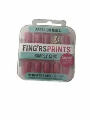 Fing'rs Prints Simply Chic Press-On Nails #31030 Pretty in Pink