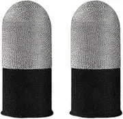 Filvczt Game Finger Sleeve, Fiber Finger Protector, Touchscreen Thumb Protectors, With Enhanced Grip, Breathable And Comfortable, 2.4x3.3cm, For Women, Men