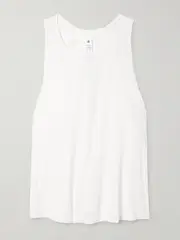 [lululemon] lululemon - Ruched Stretch Recycled-jersey Tank - White - medium medium White