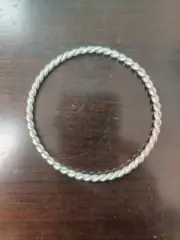 Aro De Ochosi Trenzado Plata 925 Solido para hombres mano .10 pulgadas