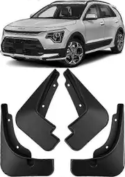 Genuine Front & Rear Splash Guards Mud Flaps For 2023-2024 Kia Niro / Niro EV