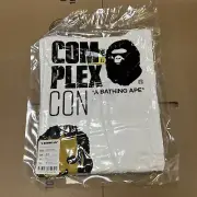 BAPE x Travis Scott Complex Con 2016 T shirt White Sz XL A Bathing Ape Baby Milo