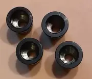 Bass String Ferrule, Rear 3/8 Inch, Black, SET OF FOUR