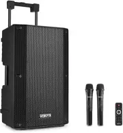 VSA500 PA 12″ Portable PA Speaker with Wireless Mics