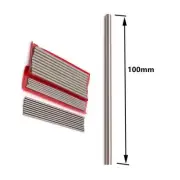 10pcs Round Bar Straight Shank Metric HSS High Speed Steel Rod Lathe Tool New