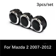 Panel Turning Switch Knob Buttons For Mazda 2 07-12 3Pcs Heater A/C Control Knob (for: Mazda)