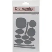 Die-Namics Die Circle Scribble Flowers, .125" To 2.125", New