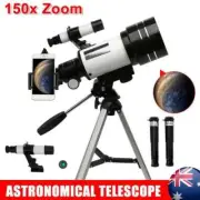 150x Astronomical Telescope HD Zoom w/High Tripod Outdoor Monocular Observation