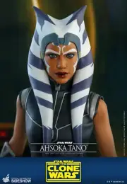 STAR WARS / THE CLONE WARS~AHSOKA TANO~SIXTH SCALE FIGURE~TMS021~HOT TOYS~MIBS