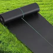 Kijamilee 4FT x 300FT Weed Barrier Landscape Fabric Heavy Duty, Thicken Garden Fabric Weed Mats, Weed Control Garden Cloth, Woven Geotextile Fabric for Garden Beds, Underlayment, Commercial Driveway