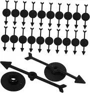 BRIGHTFUFU 25pcs Arrow for Board Games Game Board Accessories for Parties and Classroom Fun Smooth Rotating Pointers for Exciting Gameplay