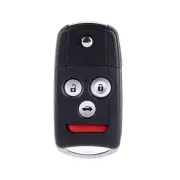 X 1 Flip Key Fob with Key Blade 4 buttons Replacement for 07 08 09 10 11 12 1...