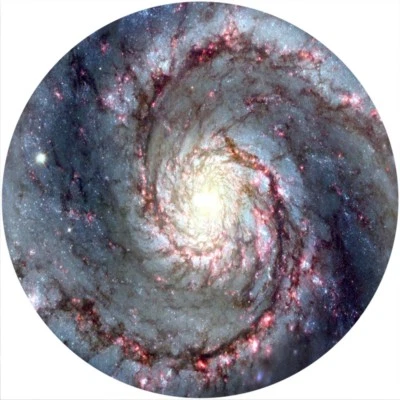 Slipmat Slip Mat Scratchpad Felt 7" Turntable 45 DJ Record Player SPIRAL GALAXY