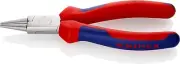 KNIPEX 22 05 160 Round Nose Pliers 6,3" with soft handle chrome plated