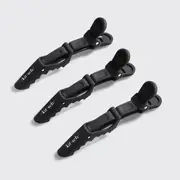 Kitsch No Slip Crocodile Clip 3pc - Black