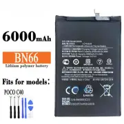 Replacement Phone Battery BN66 For Xiaomi Poco C40 6000mAh