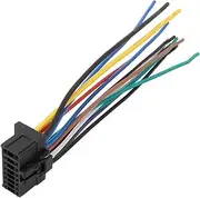 UPMKUVZAQB 16-Pin Car Stereo Radio Wiring Harness Connector Compatible with Pioneer DEH12 DEH23 DEH2300 Car Stereo Receiver Replacement Wire Harness Heater Parts