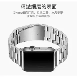 【ANTIAN】Apple Watch Ultra 2 Series 9/8/7/6/5/4/SE 蘋果金屬三珠不鏽鋼手錶帶