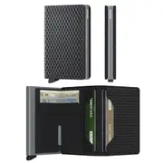 Secrid Slimwallet Compact RFID Wallet - Cubic - Black / Titanium
