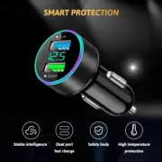 66W USB C Car Charger Quick Charge 3.0 PD Phone Adapter For iPhone 13 12