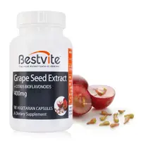 在飛比找PChome24h購物優惠-【美國BestVite】必賜力葡萄籽精華膠囊1瓶 (90顆)