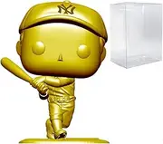 POP MLB: Legends - Lou Gehrig Limited Edition Gold Chase Funko Vinyl Figure (Bundled with Compatible Box Protector Case), Multicolor, 3.75