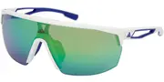 Adidas SP0099 21Q Men's Sunglasses White Size 140