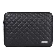MCC MacBook Air Pro 14" Sleeve Case Bag Apple Diamond-Pattern 14-inch 14.2" [Black]