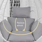 Soft Stuffing Swing Chair Cushion Egg Replacement Washable Hanging Basket Seat