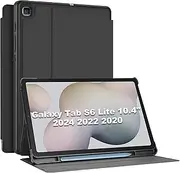 [ProCase] Galaxy Tab S6 Lite 10.4-Inch Case 2024/2022/2020 with S Pen Holder Slim Stand Protective Folio Case Smart Cover SM-P619 P613 P610 P615 -Oxfordgray
