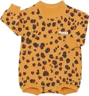 Bonds: Soft Threads Terry Slouchy Suit - Luxe Leopard Yellow (Size 00)