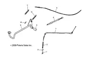Polaris Brake Pedal, Pheonix, Genuine OEM Part 0454249, Qty 1