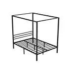 Bed Frame Double Size Metal Bed Frame POCHY Artiss