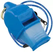BLUE Fox 40 SONIK BLAST CMG Whistle Official Coach Safety Rescue - FREE LANYARD