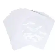 CD DVD Sleeves, DVD CD Media Envelop Sleeves Holder with Clear Window5643