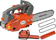 PROYAMA 26CC 2-Cycle Top Handle Small Gas Powered Chainsaw 12 Inch Petrol Handheld Cordless Chain Saw for Tree Wood Cutting