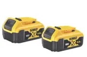 DeWALT 18V XR Li-Ion 5.0Ah Battery Pack DCB184P2-XJ – Twin Pack
