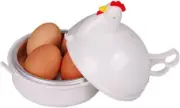 Chicken Shaped Microwave Egg Boiler Poacher Cooker for Quick Breakfast Eggs