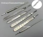 Surgical Scalpel Handle Knife Blade Holder 3 4 7 Dental ENT Medical Instruments