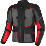 Hero 2.0 Waterproof Black Red Textile Motorcycle Jacket