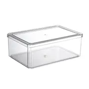 5000ml Food Transparent Storage Container Fridge Produce Saver with Lid for Veggie, Berry, Fruits and Vegetables