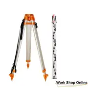Aluminium Tripod and Laser Level staff for Rotary Laser Dumpy Level Construction