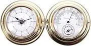 Suesacy Thermometer Hygrometer Barometer Watches Clock 2 Whole Set Weather Station Meter