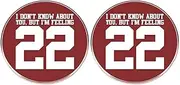 [ZENRUIMING] 2 Music Pins, “I DON'T KNOW ABOUT YOU, BUT I'M FEELING 22” Youth Bloom Alloy Pins Backpack Clothes Purse Hat Accessories, Metal, no gemstone