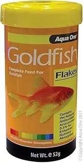 Goldfish Flake Food Aquarium 52g Fish Food 11552 Aqua One