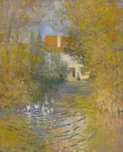 The Geese 1874, Claude Oscar Monet, Wall Decor Art Print 14" x 11" 3336